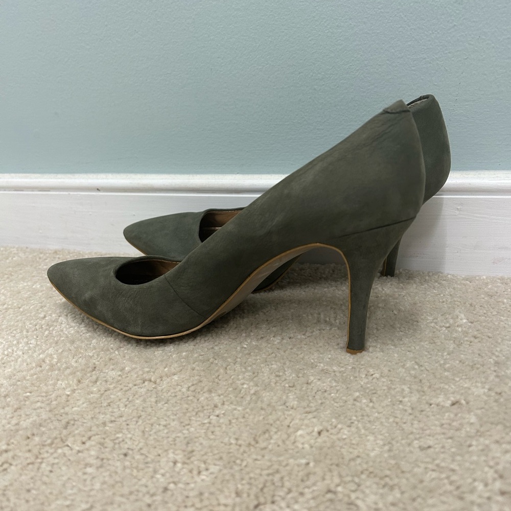 BCBG Olive Green heels